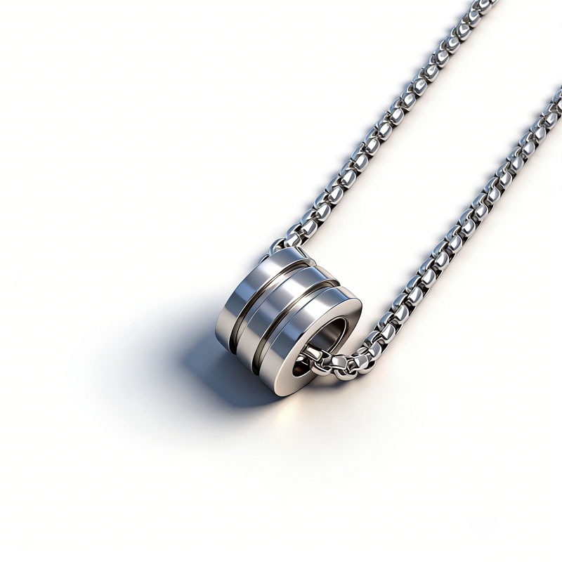 Triple-Ring Pendant Necklace